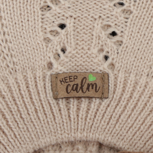 Flicka höst/vår beret, beige, Kevira