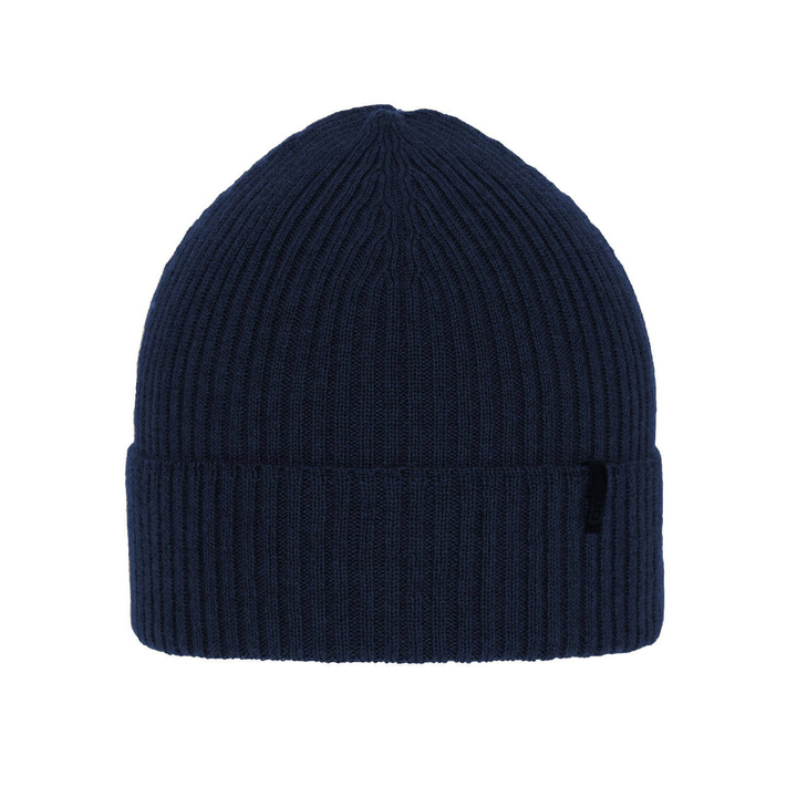 Herr vintermössa, granatowa, 100% Merino Ull, Thorin