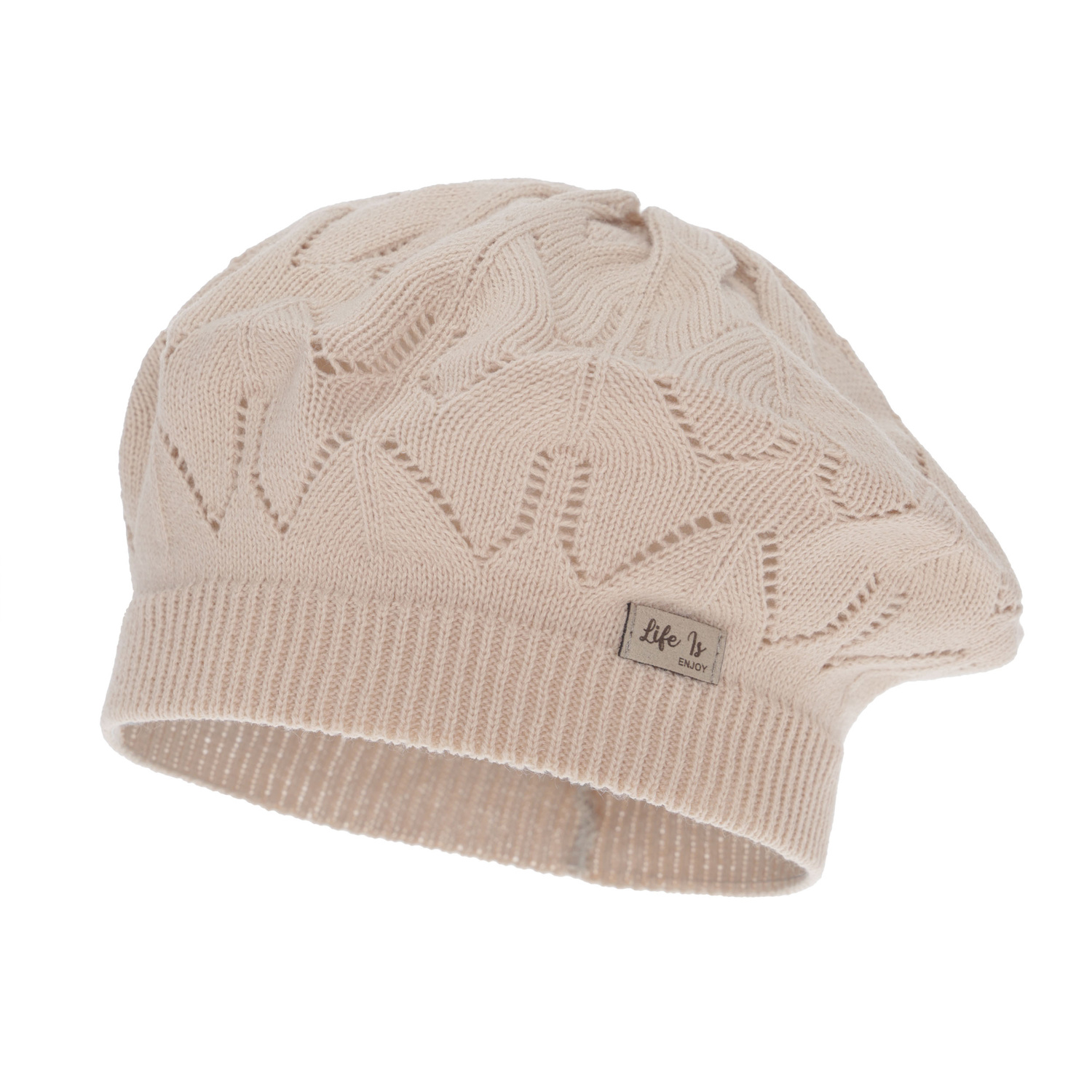 Flicka höst/vår beret, beige, Liveria