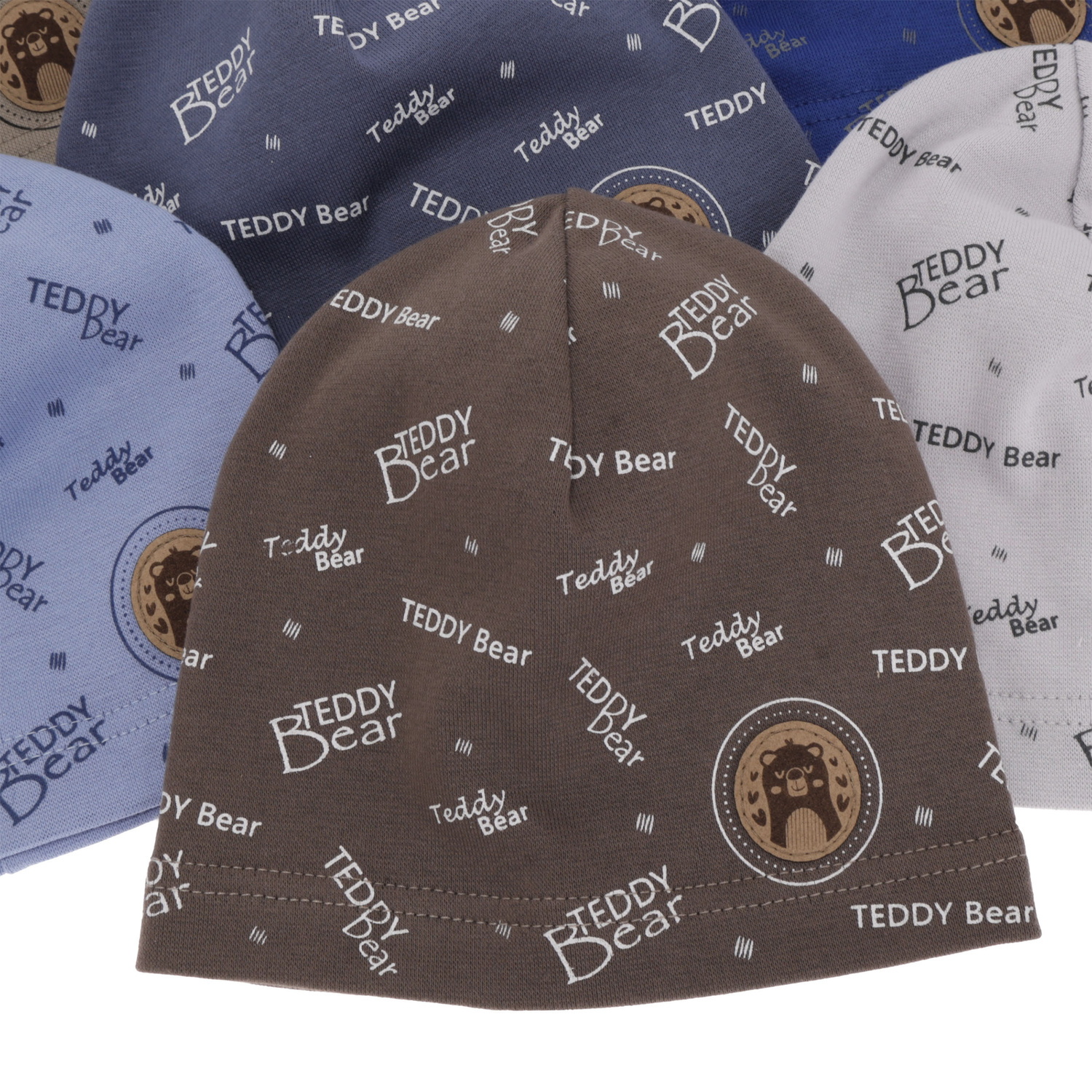 Pojke höst/vår mössa, brun, Tedi