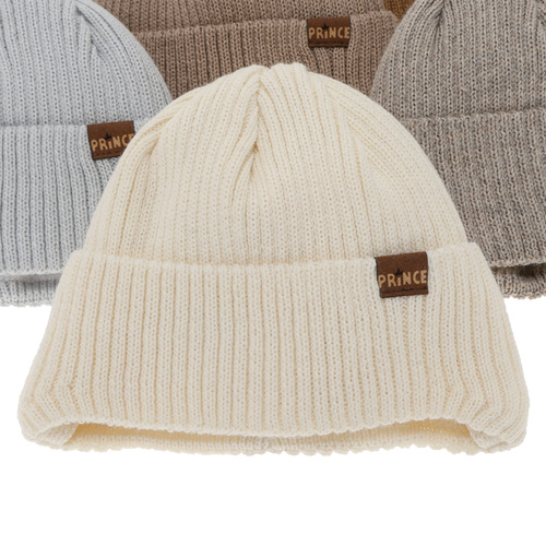 Pojke vintermössa, med knytband, med merinull, beige, Puser