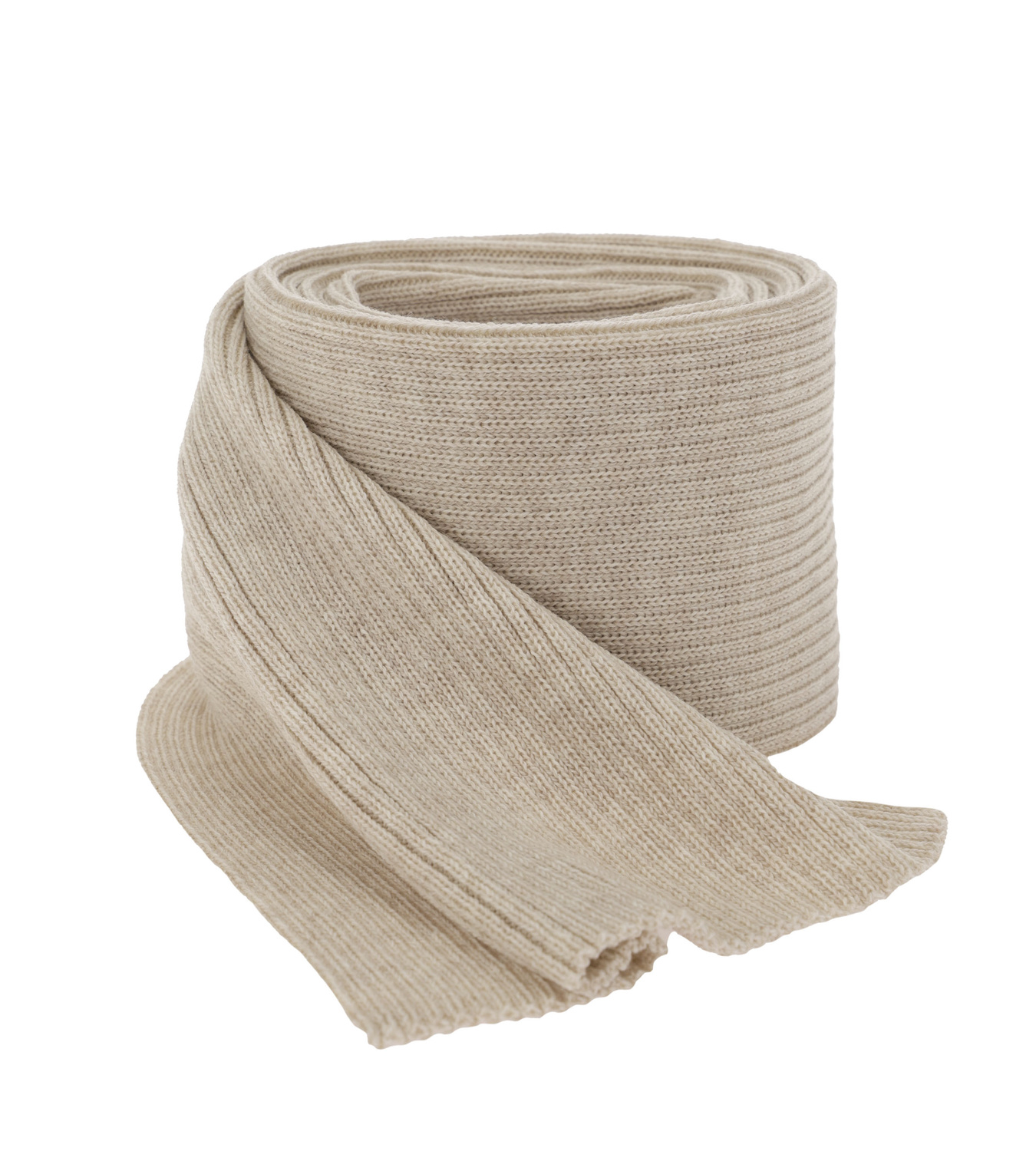 Dam vinter halsduk, beige, 100% Merino Ull, Jessica
