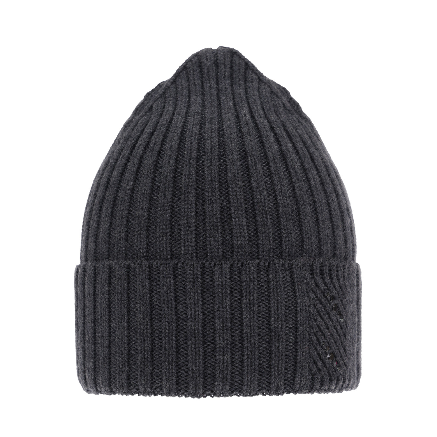 Dam vintermössa, grå, 100% Merino Ull, Ariga
