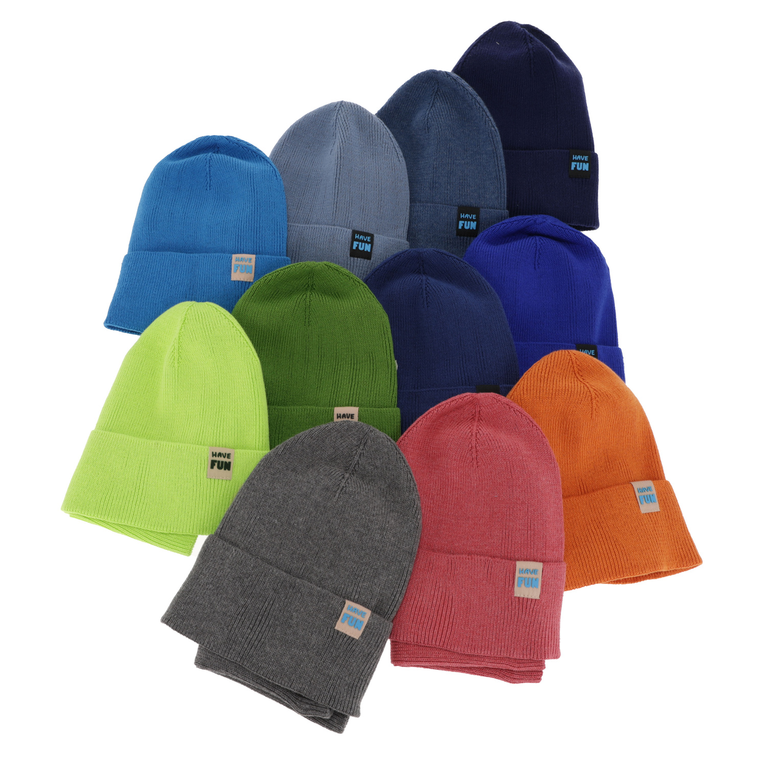 Pojke höst/vår set: mössa och tubhalsduk, grön, med bomull, Ottavio