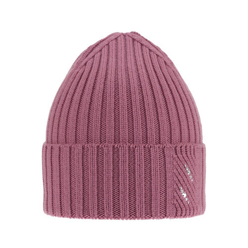 Dam vintermössa, lila, 100% Merino Ull, Ariga