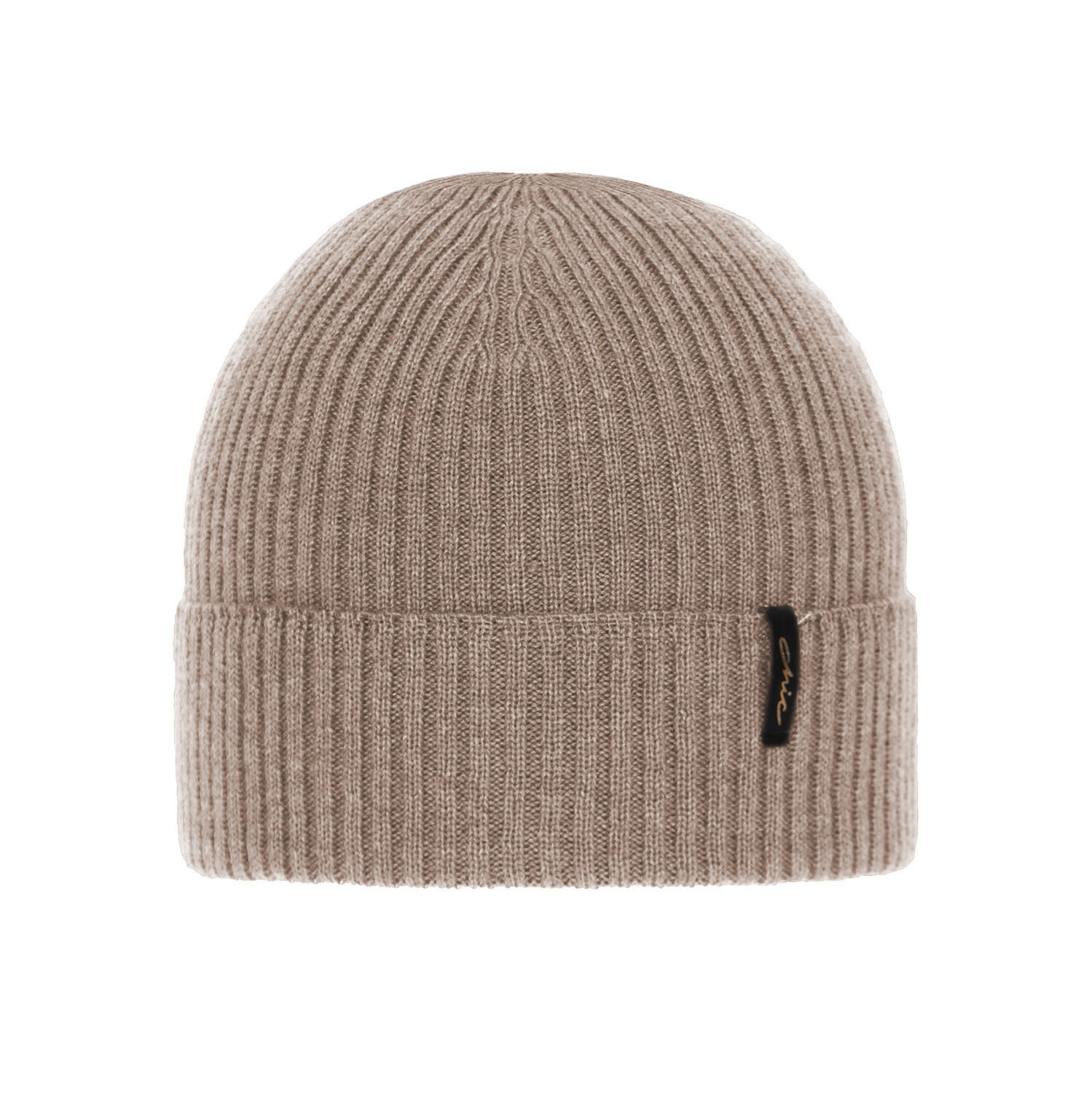 Dam vintermössa, beige, med merinull, Megan