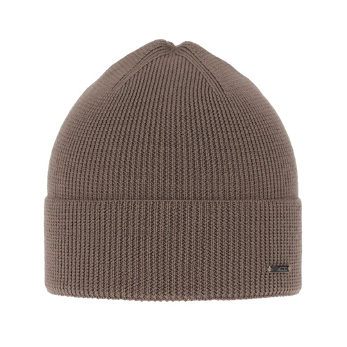 Herr vår/vinter mössa, ljusbrun, 100% Merino Ull, Memfis