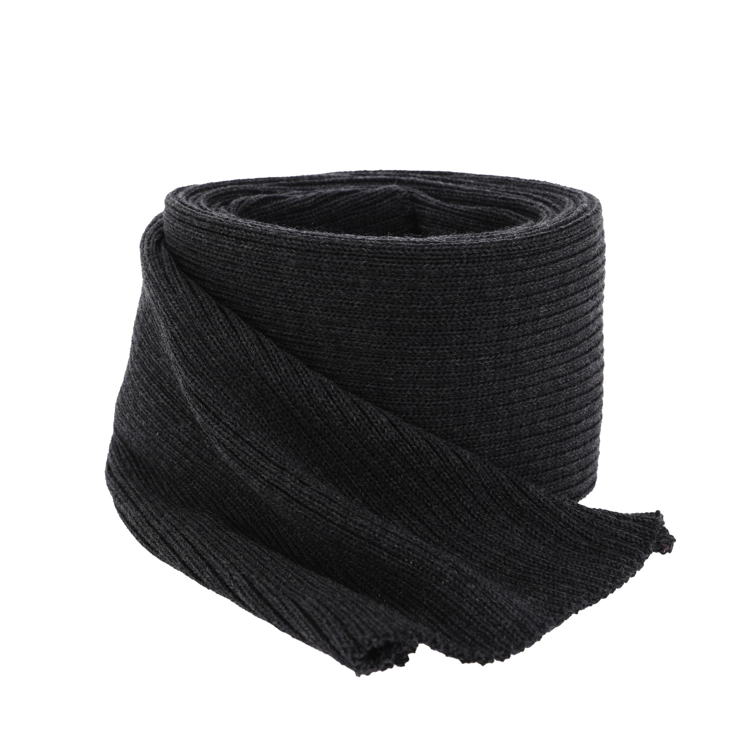 Herr vinter halsduk, mörkgrå, 100% Merino Ull, Brayan