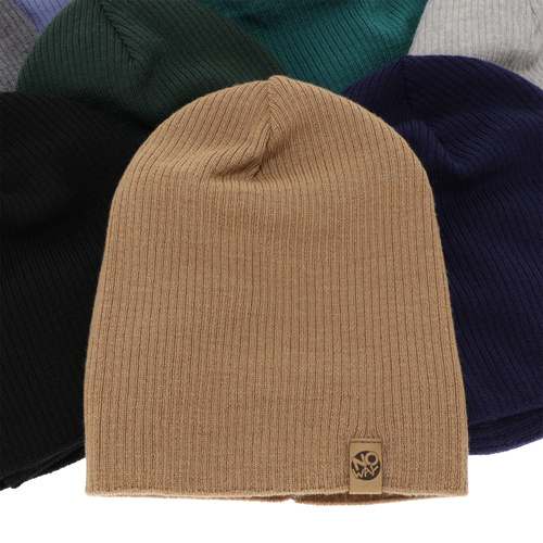 Pojke höst/vår set: mössa och halsduk, szmaragdowy, 100% Merino Ull, Richi