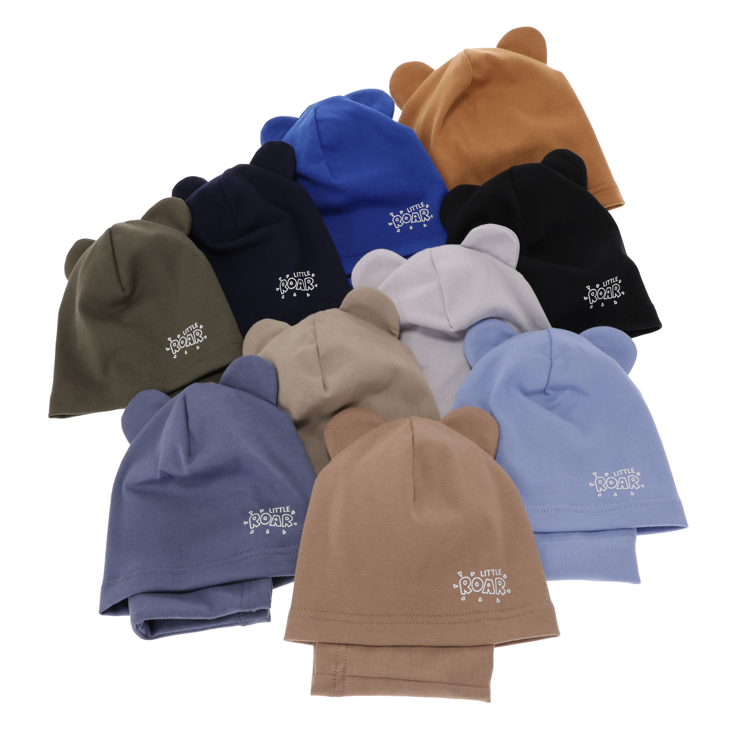 Pojke höst/vår set: mössa och halsduk, khaki, Cymes