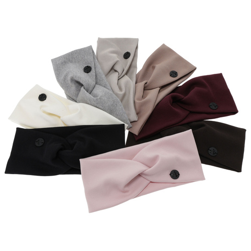 Dam höst/vår pannband, rosa, bomull, Auri