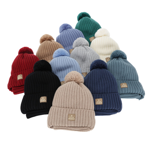 Pojke vinter set: mössa och tubhalsduk, blå, 100% Merino Ull, fodrad med bomull, med knytband, Masil