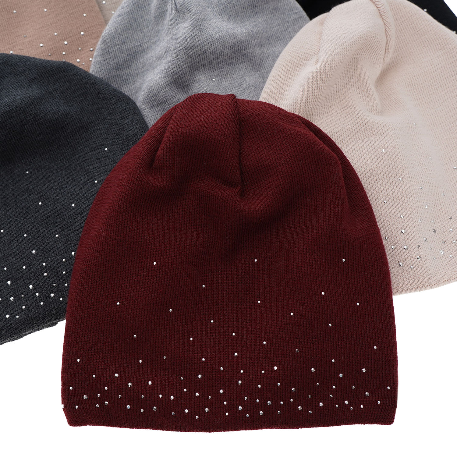 Dam vintermössa, camel, med merinull, Minerwa