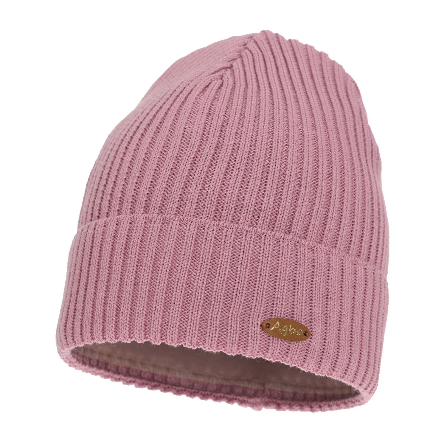 Mössa för kvinnor vinter, lila, med merinoullen Shila