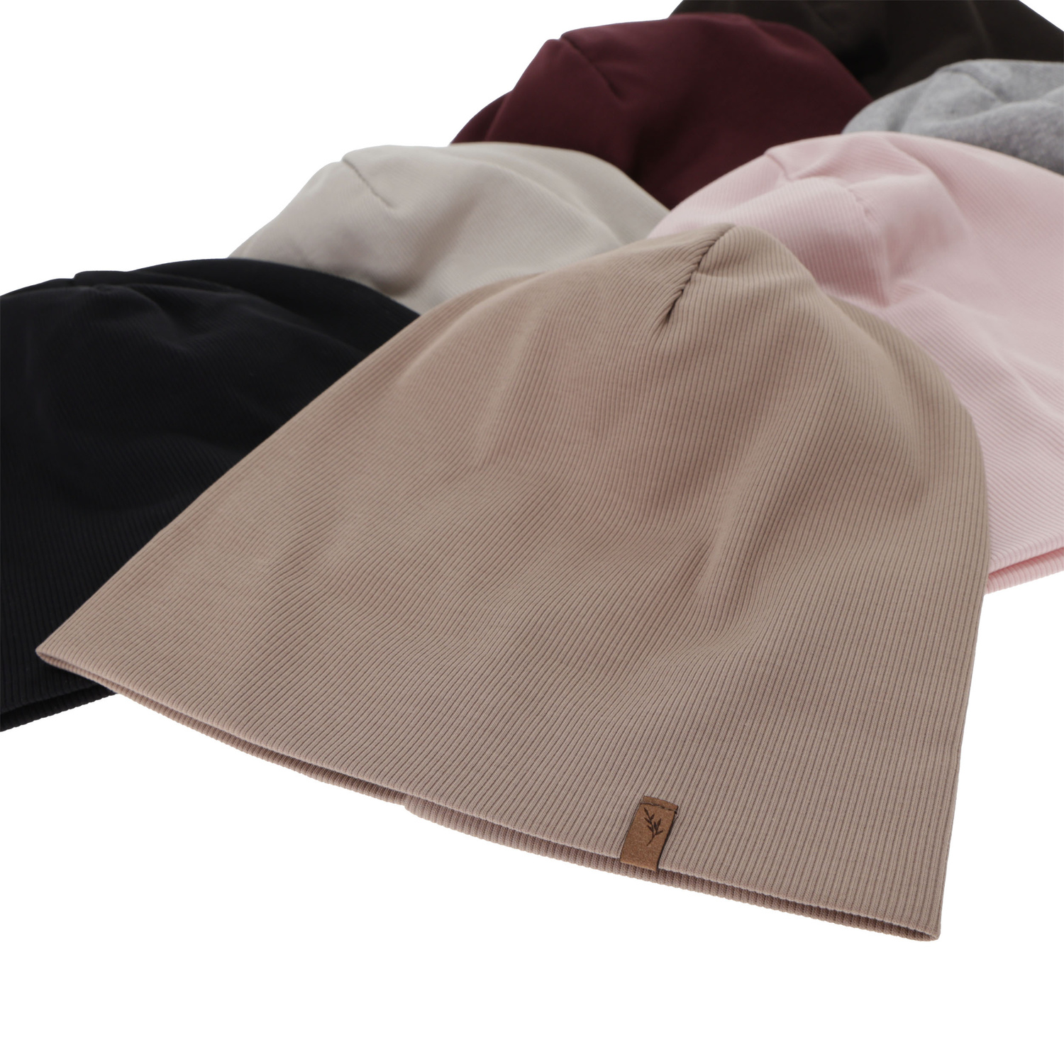 Dam höst/vår mössa, rosa, bomull, Zenita