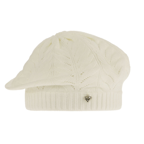 Flicka höst/vår hatt, creme, Alper