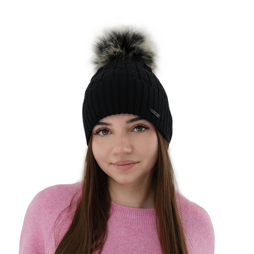 Dam vintermössa, camel, med merinull, Talaria