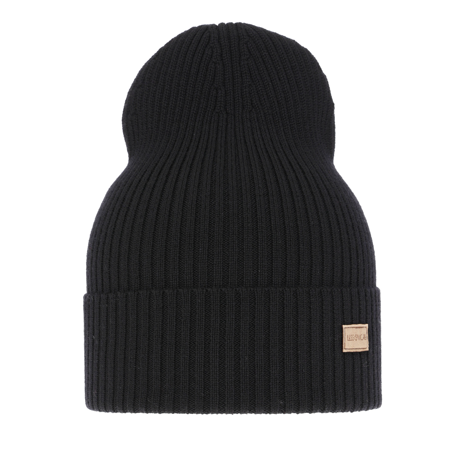 Dam vinter, vår mössa, svart, 100% Merino Ull, Sophie