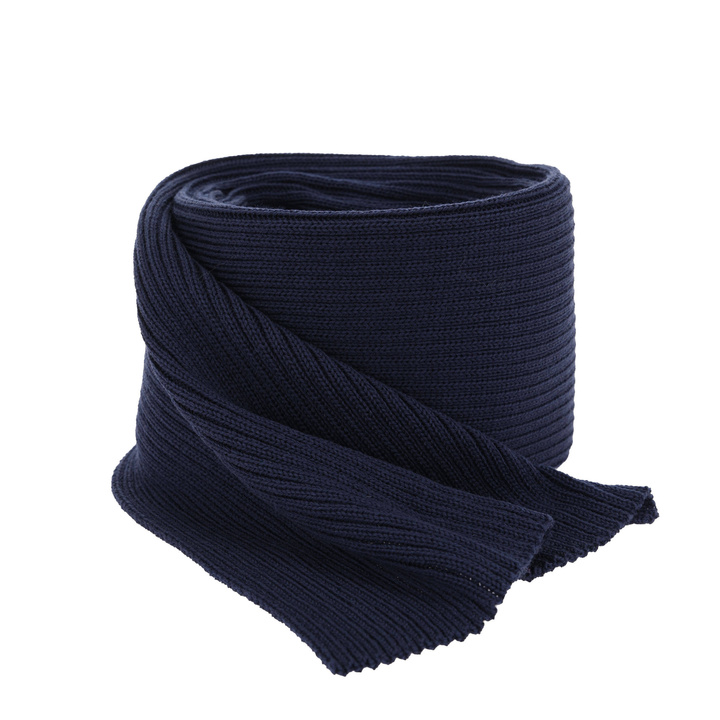 Herr vinter halsduk, blå, 100% Merino Ull, Brayan