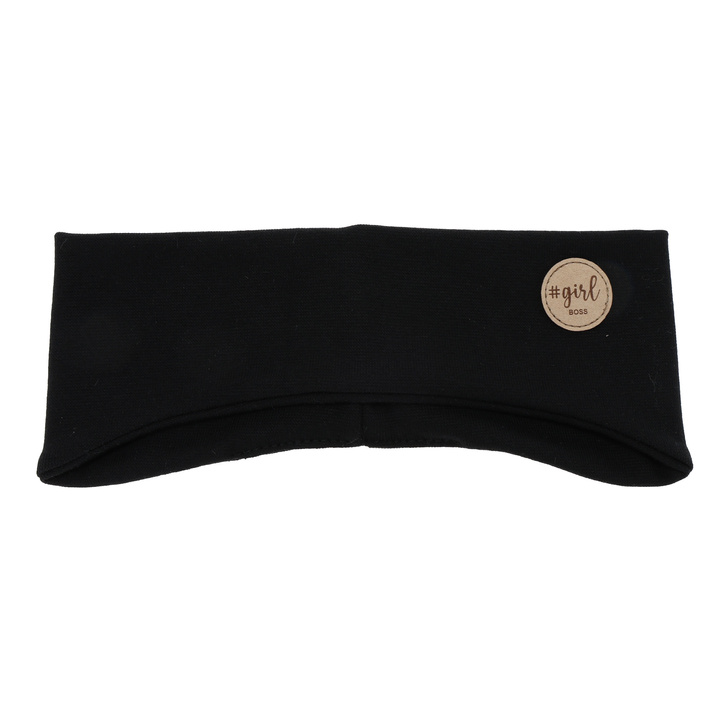 Pannband för höst, vår för flicka, svart Maranta