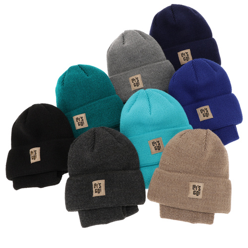 Pojke vinter set: mössa och halsduk, svart, Joseph