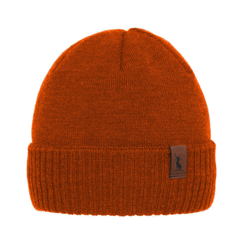 Herr vintermössa, orange, med merinull, Hogan