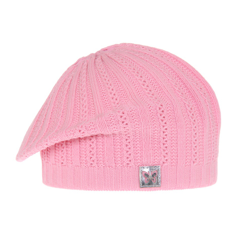 Flicka höst/vår basker, rosa, Luina