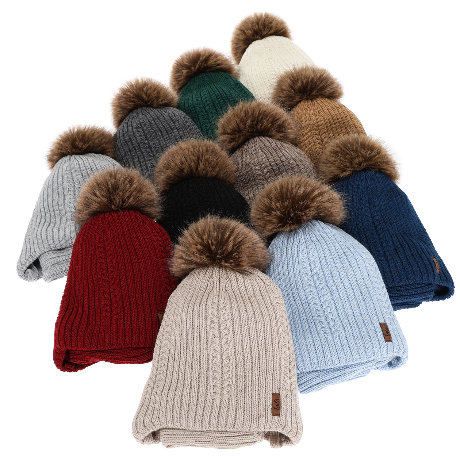 Pojke vinter set: mössa och tubhalsduk, mörkblå, med merinull, med knytband, Zongo