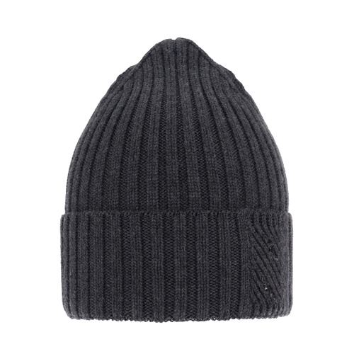 Dam vintermössa, grå, 100% Merino Ull, Ariga