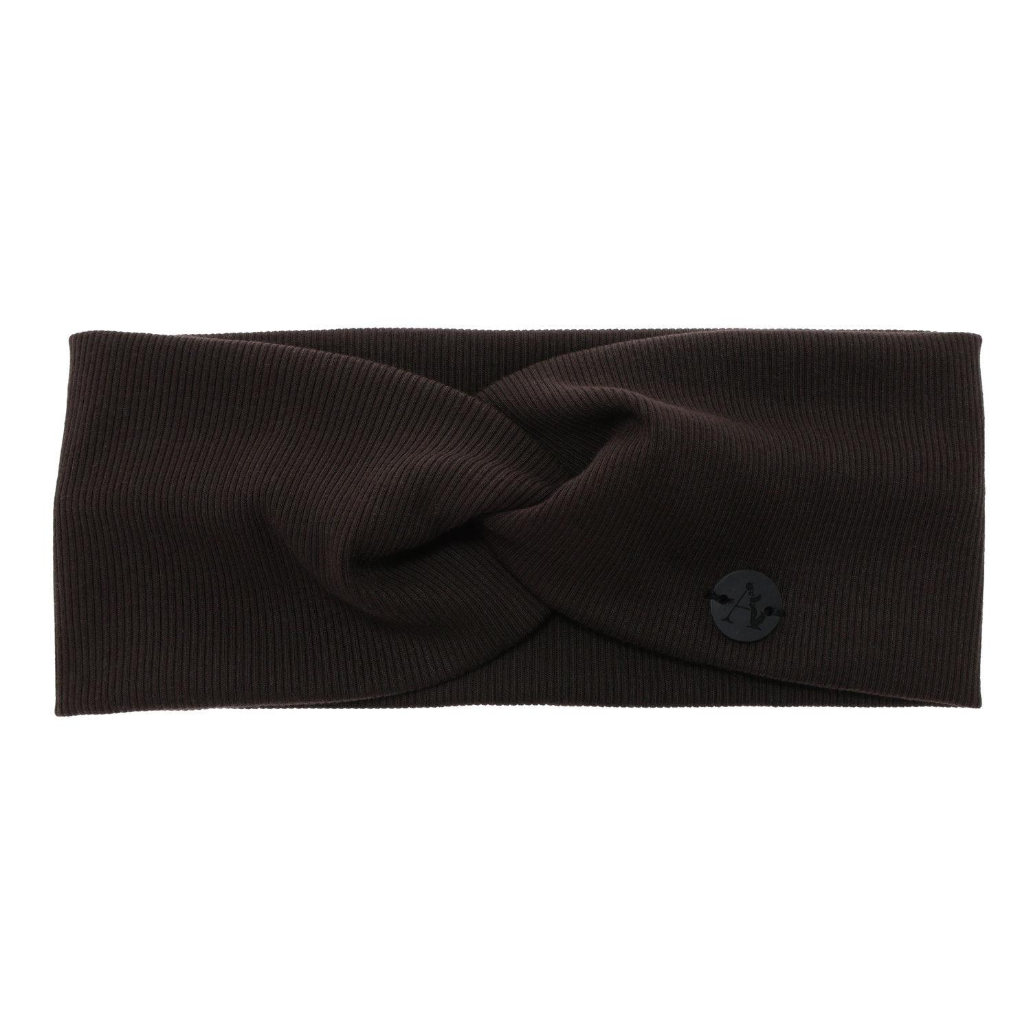 Dam höst/vår pannband, brun, bomull, Auri