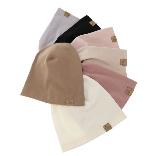 Dam höst/vår mössa, ljusbeige, bomull, Brema