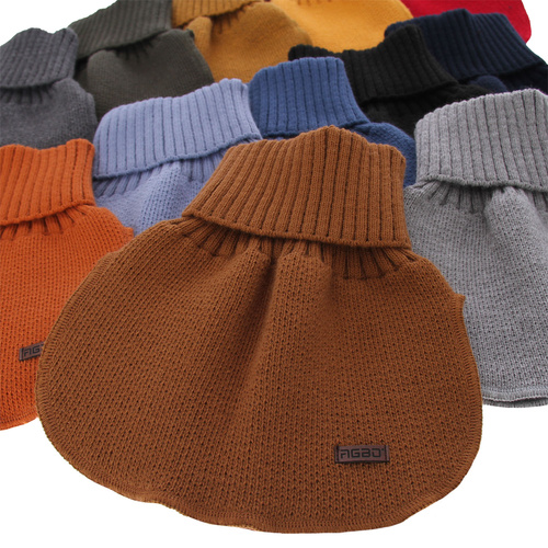 Pojke vintermössa, orange, med pompom, Gobi