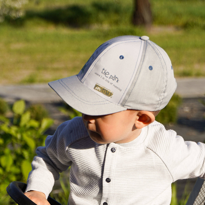 Pojke keps, blå, fodrad med bomull, Dog