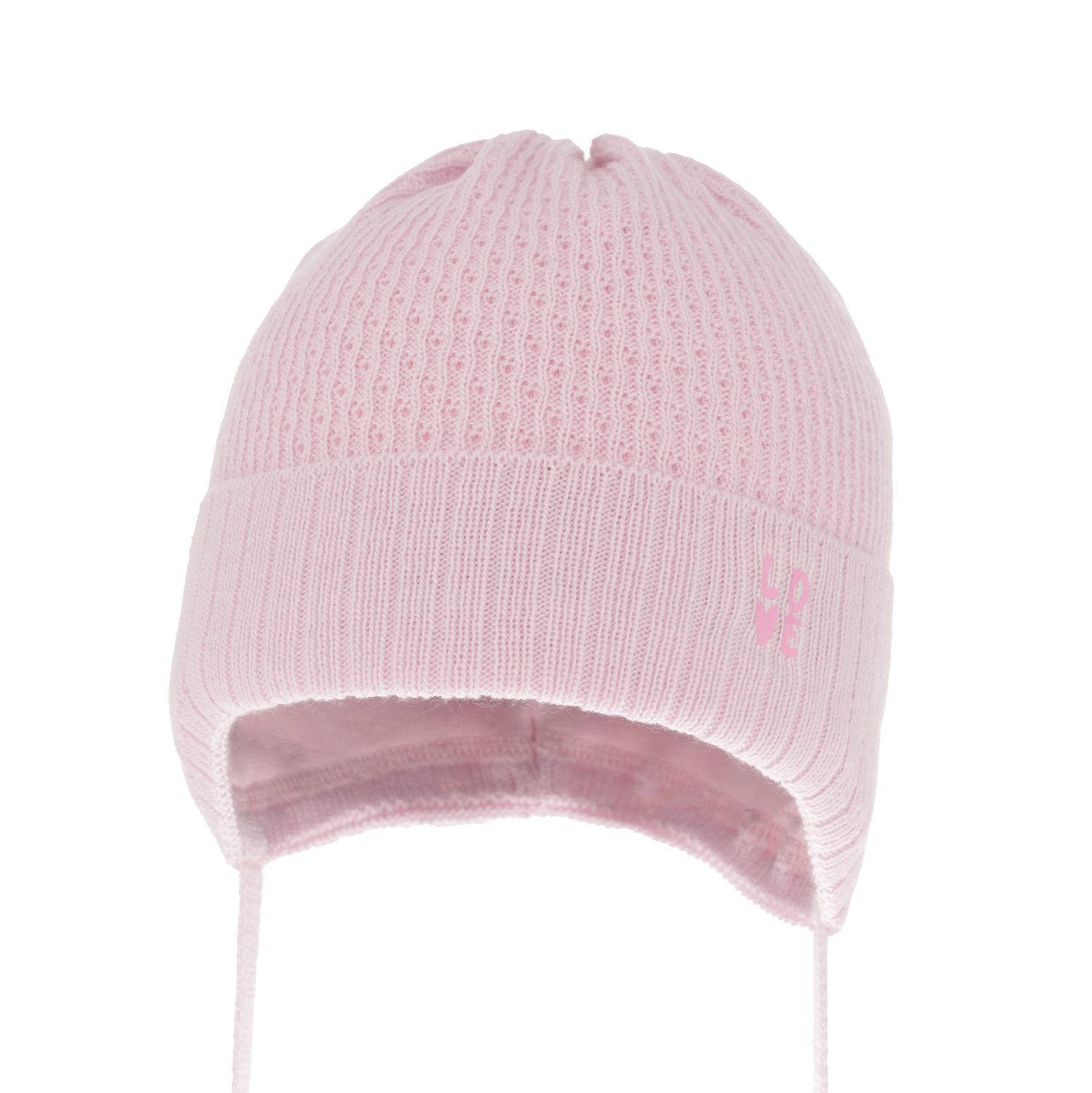 Flicka höst/vår mössa, lila, med knytband, Camilla