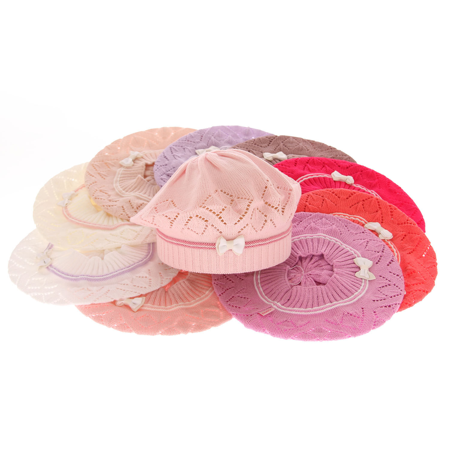 Flicka höst/vår hatt, lila, Bibi