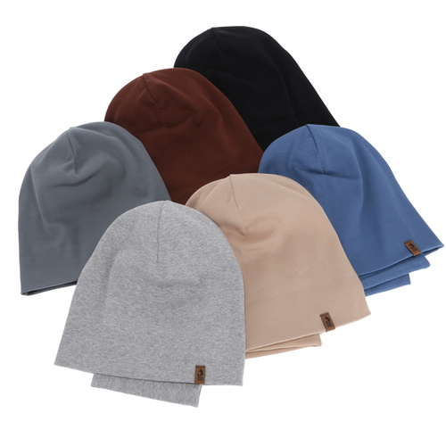 Pojke höst/vår set: mössa och tubhalsduk, beige, Amalfi