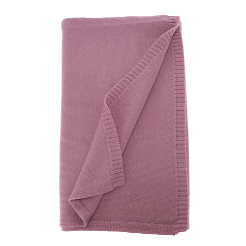 Dam vinter halsduk, lila, 100% Merino Ull, Elonia