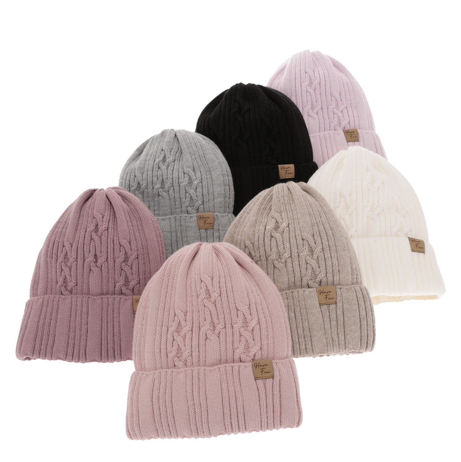 Flicka vinter set: mössa och tubhalsduk, creme, Rema
