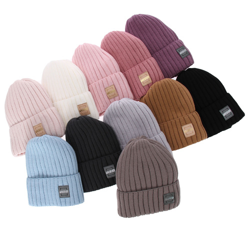 Flicka vinter set: mössa och tubhalsduk, svart, Sula