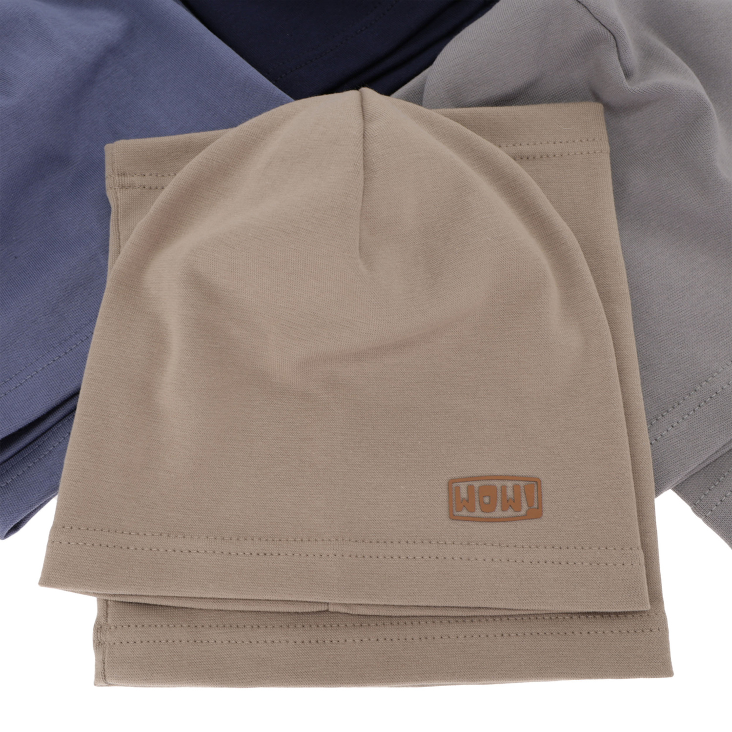 Pojke höst/vår set: mössa och tubhalsduk, khaki, fodrad med bomull, Frizer