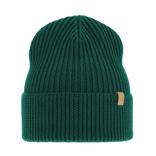 Dam vintermössa, smaragdgrön, 100% Merino Ull, Isla