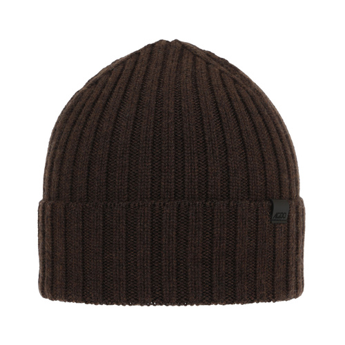 Herr vintermössa, brun, 100% Merino Ull, Nathan