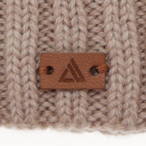 Pojke vinter set: mössa och tubhalsduk, 100% Merino Ull, camel Umberto