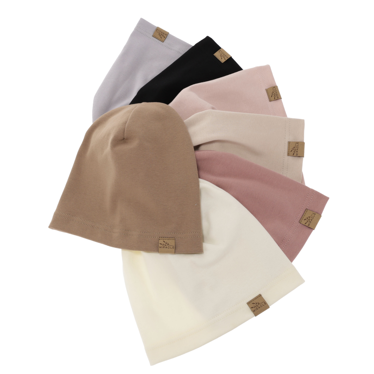 Dam höst/vår mössa, ljusbeige, bomull, Brema