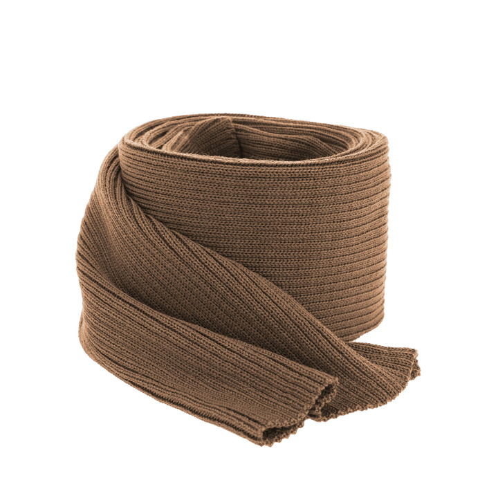 Herr vinter halsduk, brun, 100% Merino Ull, Brayan