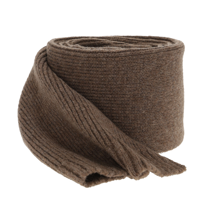Dam vinter halsduk, brun, med ull, Loretta