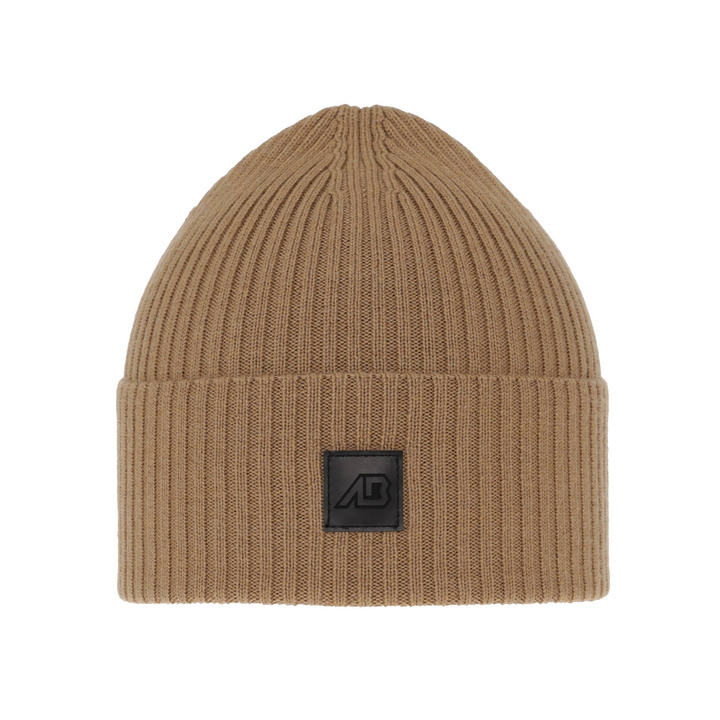 Herr vintermössa, camel, 100% Merino Ull, Matias