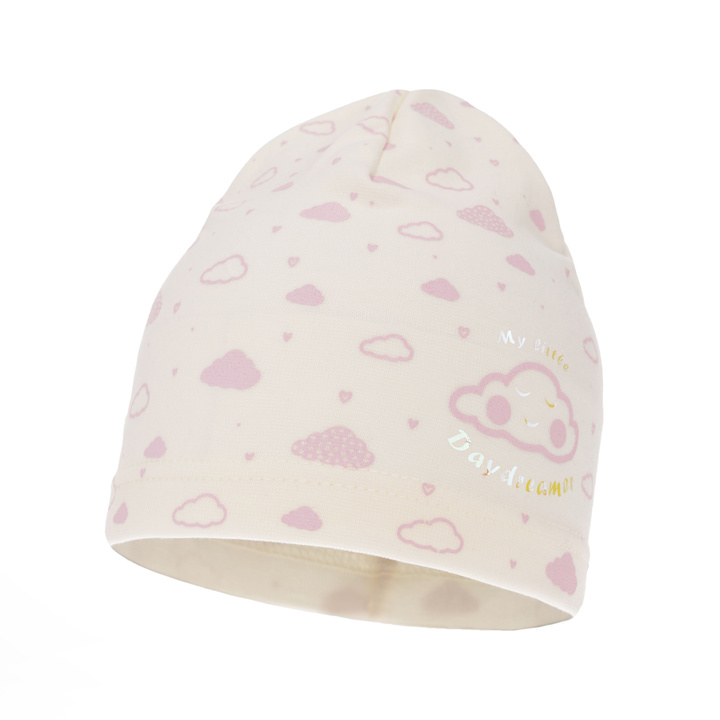 Flicka höst/vår mössa, creme, Klaudyna