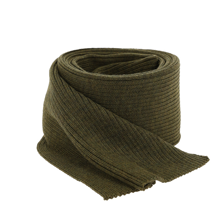Herr vinter halsduk, khaki, 100% Merino Ull, Brayan