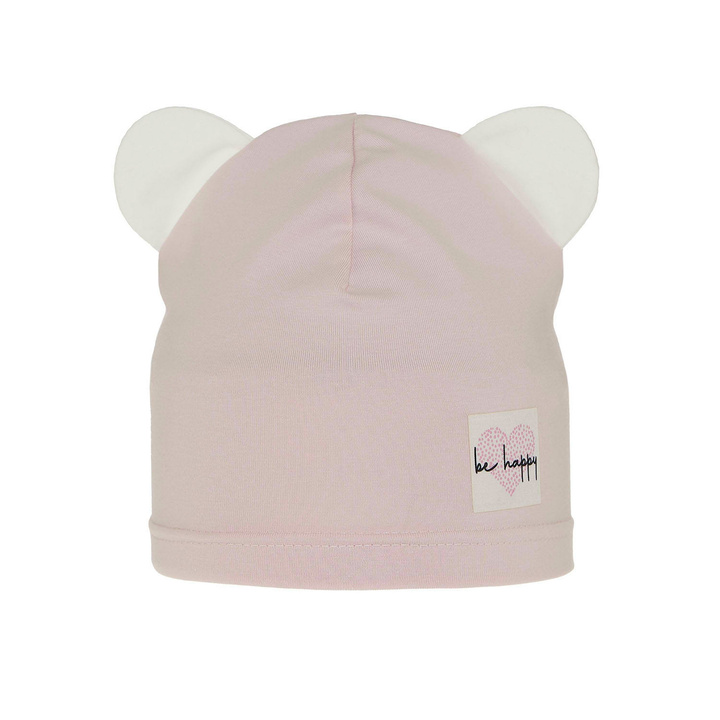 Flicka höst/vår mössa, rosa, bomull, Joga